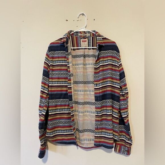 Levi’s Colorful Long Sleeve Shirt Men’s - Picture 13 of 13